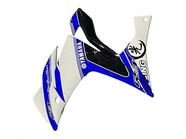 2015-2018 White Blue Black Racing Yamaha YZF R3/R25 Motorcycle Fairings