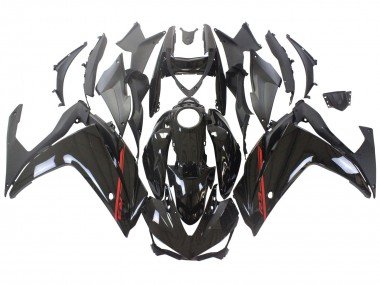2015-2018 Glossy Black Red White Yamaha YZF R3/R25 Motorcycle Fairings