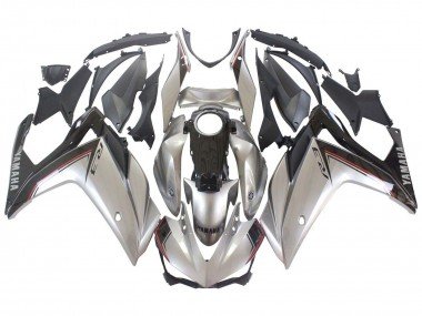 2015-2018 Silver Black Yamaha YZF R3/R25 Motorcycle Fairings