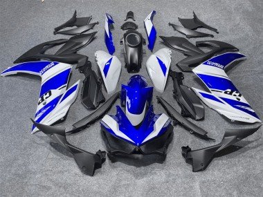 2015-2018 White Blue Yamaha YZF R3/R25 Motorcycle Fairings