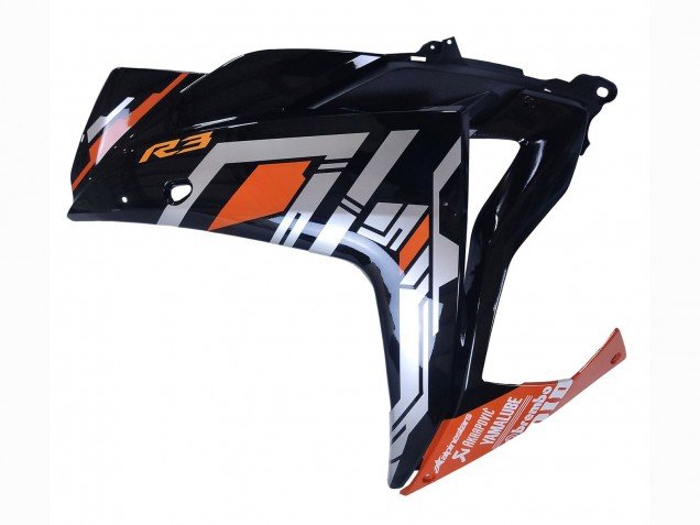 2015-2018 Blue Orange Silver Yamalube Yamaha YZF R3/R25 Motorcycle Fairings