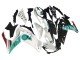 2015-2018 White Green Glossy Black Yamaha YZF R3/R25 Motorcycle Fairings