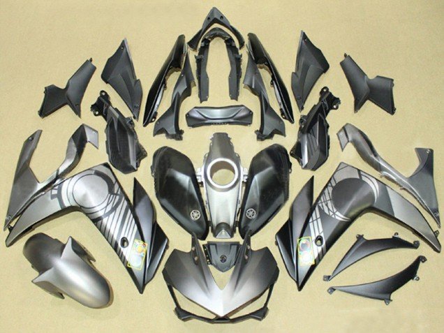2015-2018 Grey Black Yamaha YZF R3/R25 Motorcycle Fairings