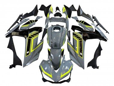 2015-2018 Nardo Grey Neon Yellow Black Yamaha YZF R3/R25 Motorcycle Fairings
