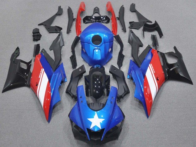 2015-2018 Blue White Red Black Yamaha YZF R3/R25 Motorcycle Fairings