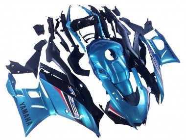 2019-2021 Blue Black Yamaha YZF R3/R25 Motorcycle Fairing