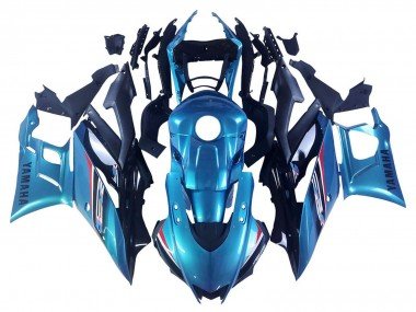 2019-2021 Blue Black Yamaha YZF R3/R25 Motorcycle Fairing