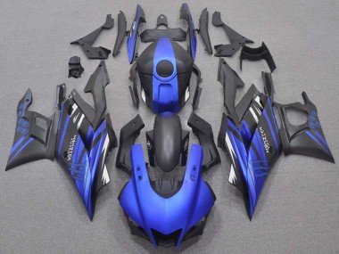 2019-2021 Blue Matte Black Monster Yamaha YZF R3/R25 Motorcycle Fairings