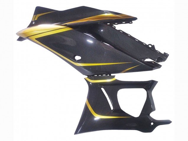 2019-2021 Glod Black Carbon Fiber Yamaha YZF R3/R25 Motorcycle Fairings
