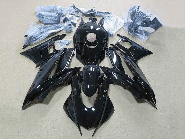 2019-2021 Glossy Black Yamaha YZF R3/R25 Motorcycle Fairing