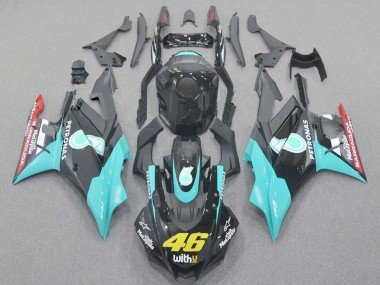 2019-2021 Light Blue Red Black Petronas 46 Yamaha YZF R3/R25 Motorcycle Fairings