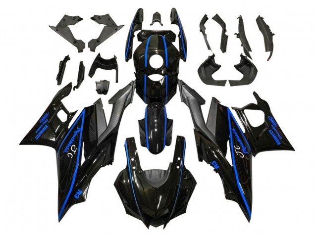 2019-2021 Glossy Black Blue Matte Black Yamaha YZF R3/R25 Motorcycle Fairings