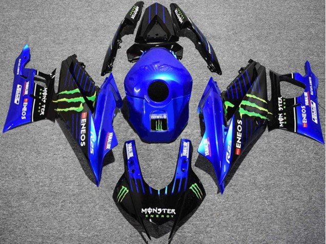 2019-2021 Blue Black Green ENEOS Yamalube Monster Yamaha YZF R3/R25 Motorcycle Fairings