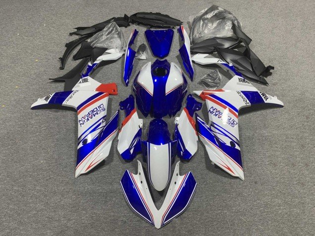 2019-2021 White Blue Red Semakin Didepan Yamaha YZF R3/R25 Motorcycle Fairings