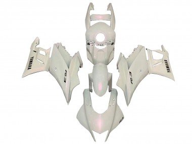 2019-2021 White Yamaha YZF R3/R25 Motorcycle Fairings