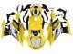2019-2021 Yellow White Black Stripe Yamaha YZF R3/R25 Motorcycle Fairings
