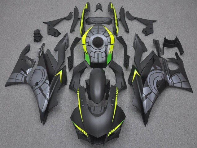2022-2024 Matte Black Grey Yellow Green Yamaha YZF R3/R25 Motorcycle Fairings