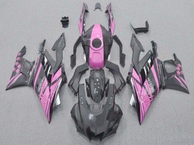 2022-2024 Pink Black Monster Yamaha YZF R3/R25 Motorcycle Fairings