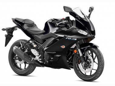 2022-2024 Glossy Black Yamaha YZF R3/R25 Motorcycle Fairing