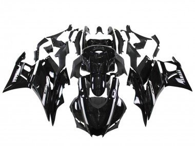 2022-2024 Glossy Black Yamaha YZF R3/R25 Motorcycle Fairings