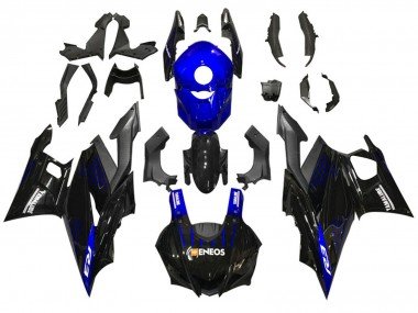 2022-2024 Blue Black ENEOS Yamalube Yamaha YZF R3/R25 Motorcycle Fairings