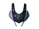 2022-2024 Marble Black Silver Blue Forged Carbon Fiber Style Yamaha YZF R3/R25 Motorcycle Fairings