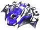 2022-2024 Blue Matte Black Yamaha YZF R3/R25 Motorcycle Fairing