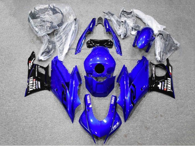2022-2024 Blue Black ENEOS Yamaha YZF R3/R25 Motorcycle Fairings