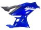 2022-2024 Blue White Matte Black Yamaha YZF R3/R25 Motorcycle Fairings