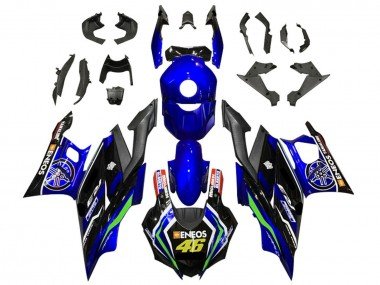2022-2024 Blue Green Black ENEOS 46 Yamaha YZF R3/R25 Motorcycle Fairings