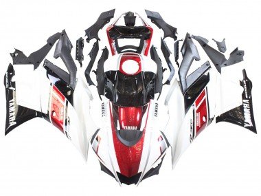 2022-2024 White Red Black Yamalube Yamaha YZF R3/R25 Motorcycle Fairings