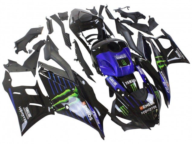 2022-2024 Blue Green Black Monster Yamalube ENEOS Yamaha YZF R3/R25 Motorcycle Fairings