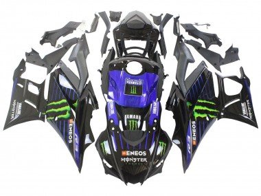 2022-2024 Blue Green Black Monster Yamalube ENEOS Yamaha YZF R3/R25 Motorcycle Fairings