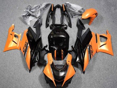 2022-2024 Orange Glossy Black Yamaha YZF R3/R25 Motorcycle Fairings
