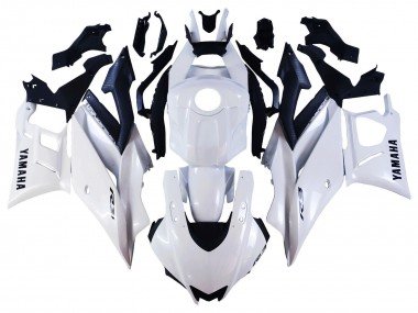 2022-2024 White Yamaha YZF R3/R25 Motorcycle Fairings