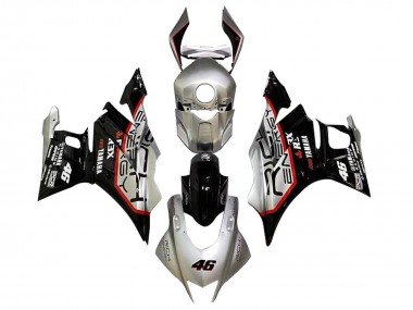 2022-2024 Silver Red Black 46 Yamaha YZF R3/R25 Motorcycle Fairings