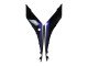 2022-2024 Silver Blue Glossy Black Yamaha YZF R3/R25 Motorcycle Fairings
