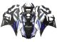 2022-2024 Silver Blue Glossy Black Yamaha YZF R3/R25 Motorcycle Fairings