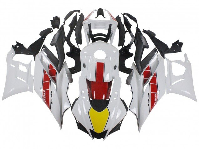 2022-2024 White Red Yellow Black Yamaha YZF R3/R25 Motorcycle Fairings