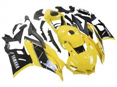 2022-2024 Yellow Black Yamaha YZF R3/R25 Motorcycle Fairing