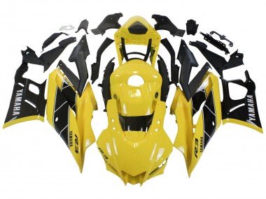 2022-2024 Yellow Black Yamaha YZF R3/R25 Motorcycle Fairing