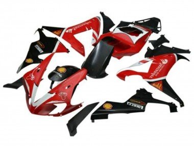 2002-2003 Red Silver Black Santander Yamaha YZF 1000 R1 Motorcycle Fairings