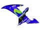 2002-2003 Blue Black Green MoviStar ENEOS Monster Yamaha YZF 1000 R1 Motorcycle Fairings