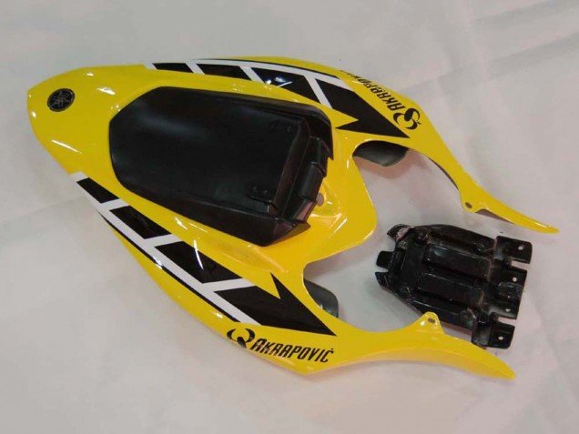 2004-2006 Yellow White Glossy Black Yamaha YZF 1000 R1 Motorcycle Fairings