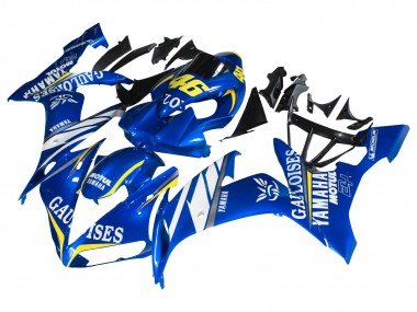 2004-2006 Blue White Yellow Motul Gauloises 46 Yamaha YZF 1000 R1 Motorcycle Fairings