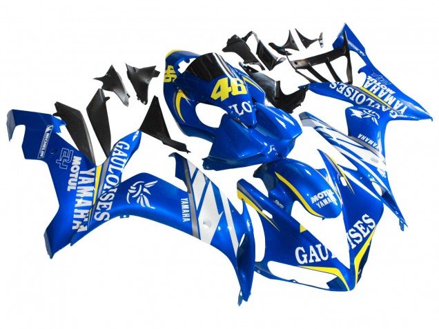 2004-2006 Blue White Yellow Motul Gauloises 46 Yamaha YZF 1000 R1 Motorcycle Fairings