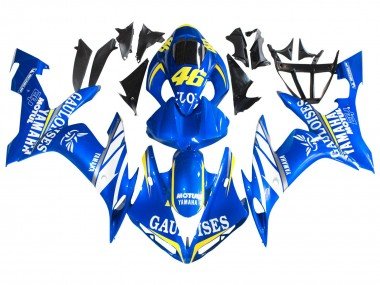 2004-2006 Blue White Yellow Motul Gauloises 46 Yamaha YZF 1000 R1 Motorcycle Fairings