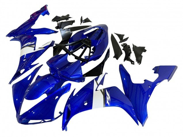 2004-2006 Blue White Yamaha YZF 1000 R1 Motorcycle Fairings