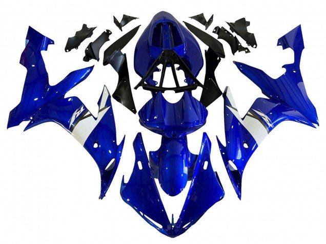 2004-2006 Blue White Yamaha YZF 1000 R1 Motorcycle Fairings