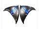 2012-2014 Blue Glossy Black Yamaha YZF 1000 R1 Motorcycle Fairings